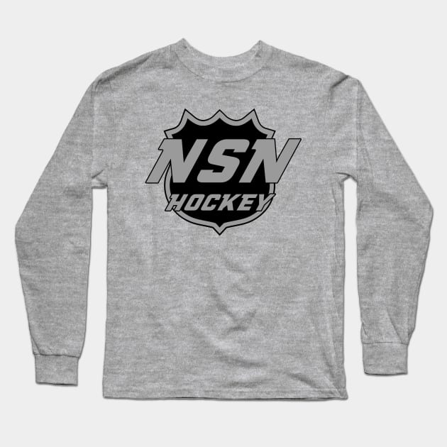 NSN Hockey logo Long Sleeve T-Shirt by NoSkillsNecessaryHockey